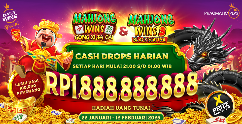 Mahjong Wins Gong Xi Fa Cai & Mahjong Wins 3 - Black Scatter Cash Drops Harian